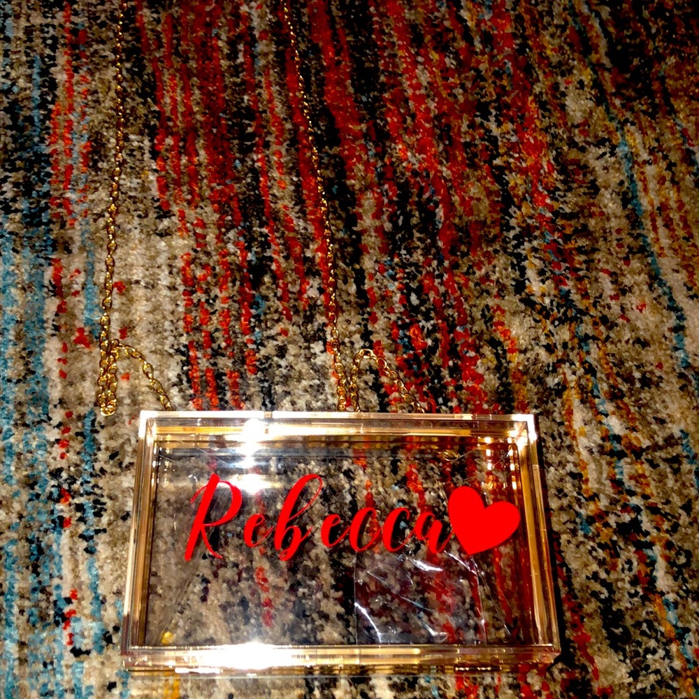 Clear Box Purse 🌹✨